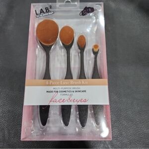 L.A.B.2 4PIECE LUXE MULTI PURPOSE FACE and EYES BRUSH KIT